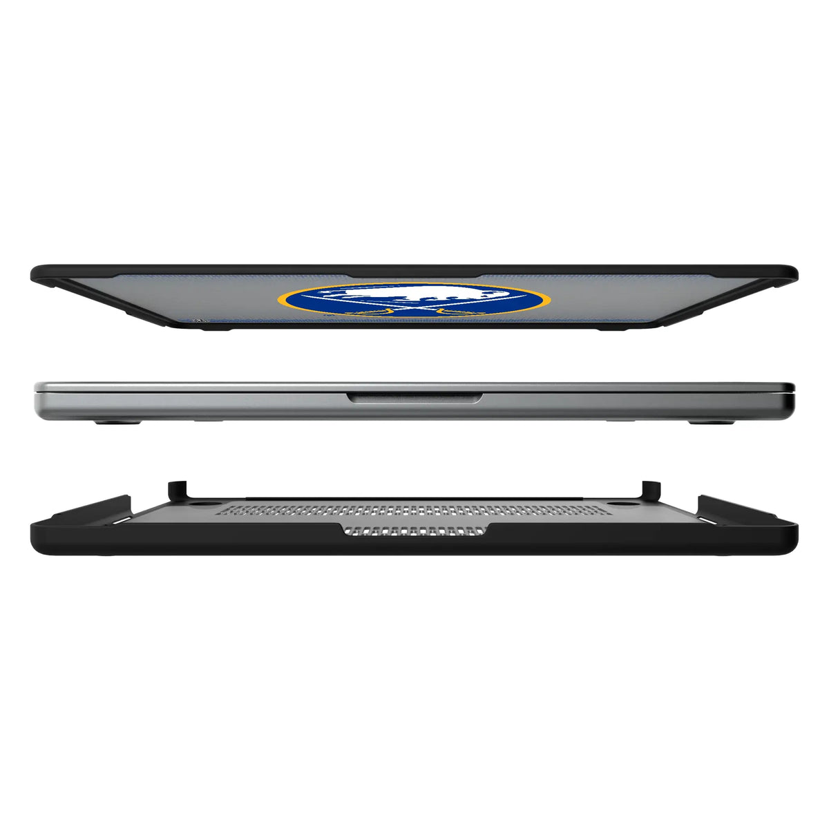 Buffalo Sabres Linen Laptop Case for Apple MacBook