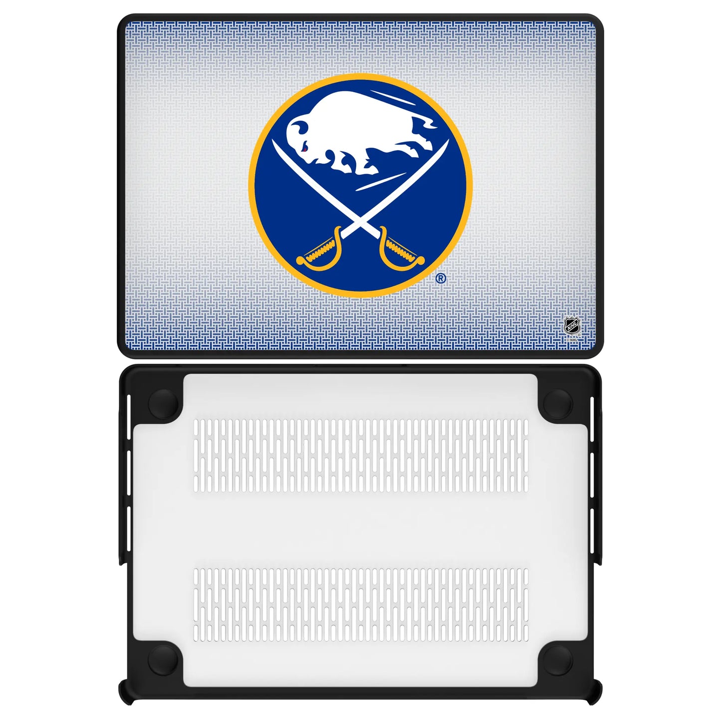 Buffalo Sabres Linen Laptop Case for Apple MacBook