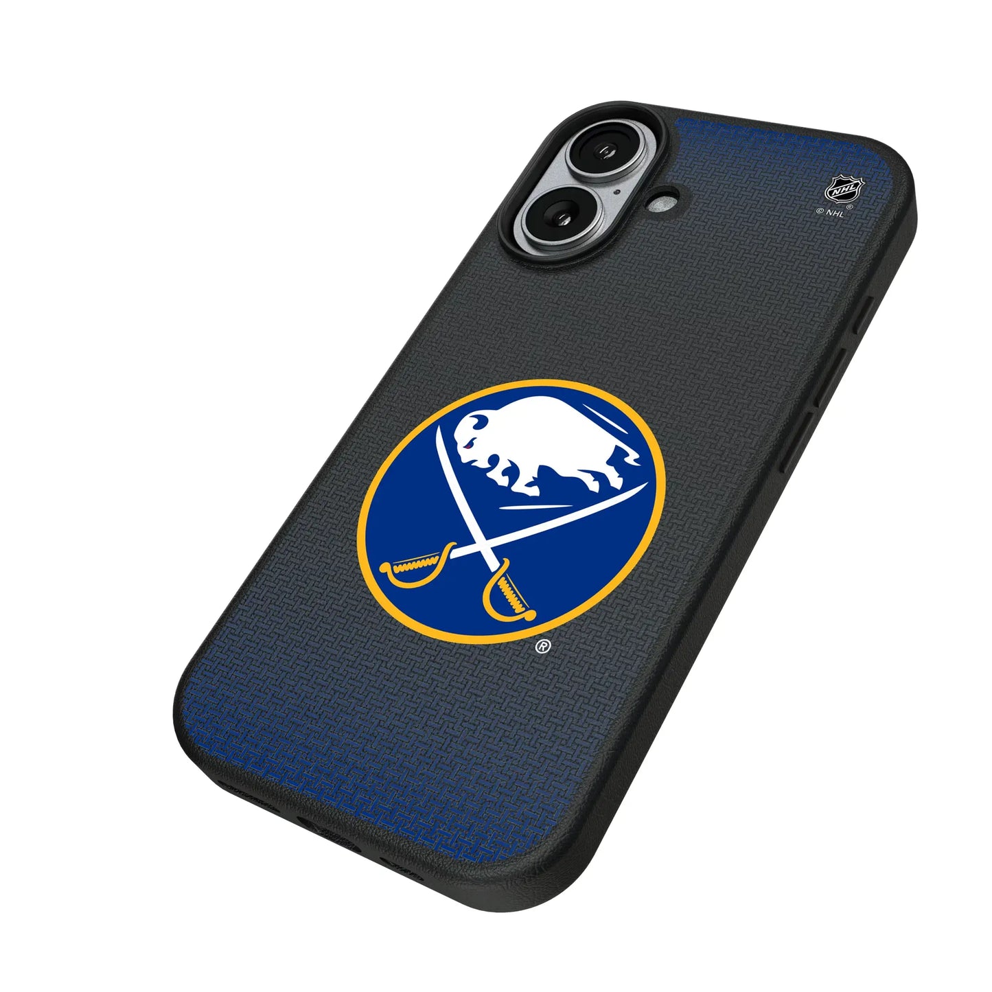 Buffalo Sabres Linen MagSafe Compatible Phone Case for Apple iPhone