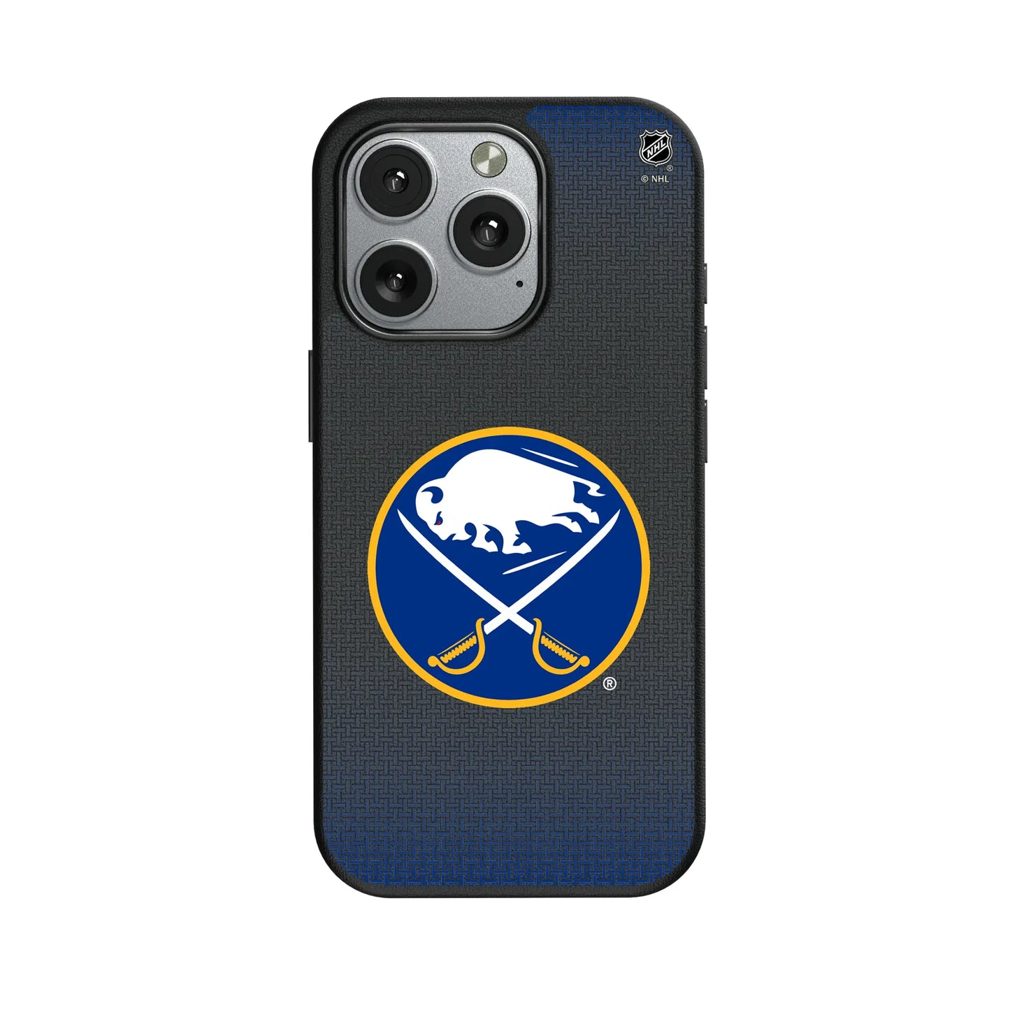 Buffalo Sabres Linen MagSafe Compatible Phone Case for Apple iPhone