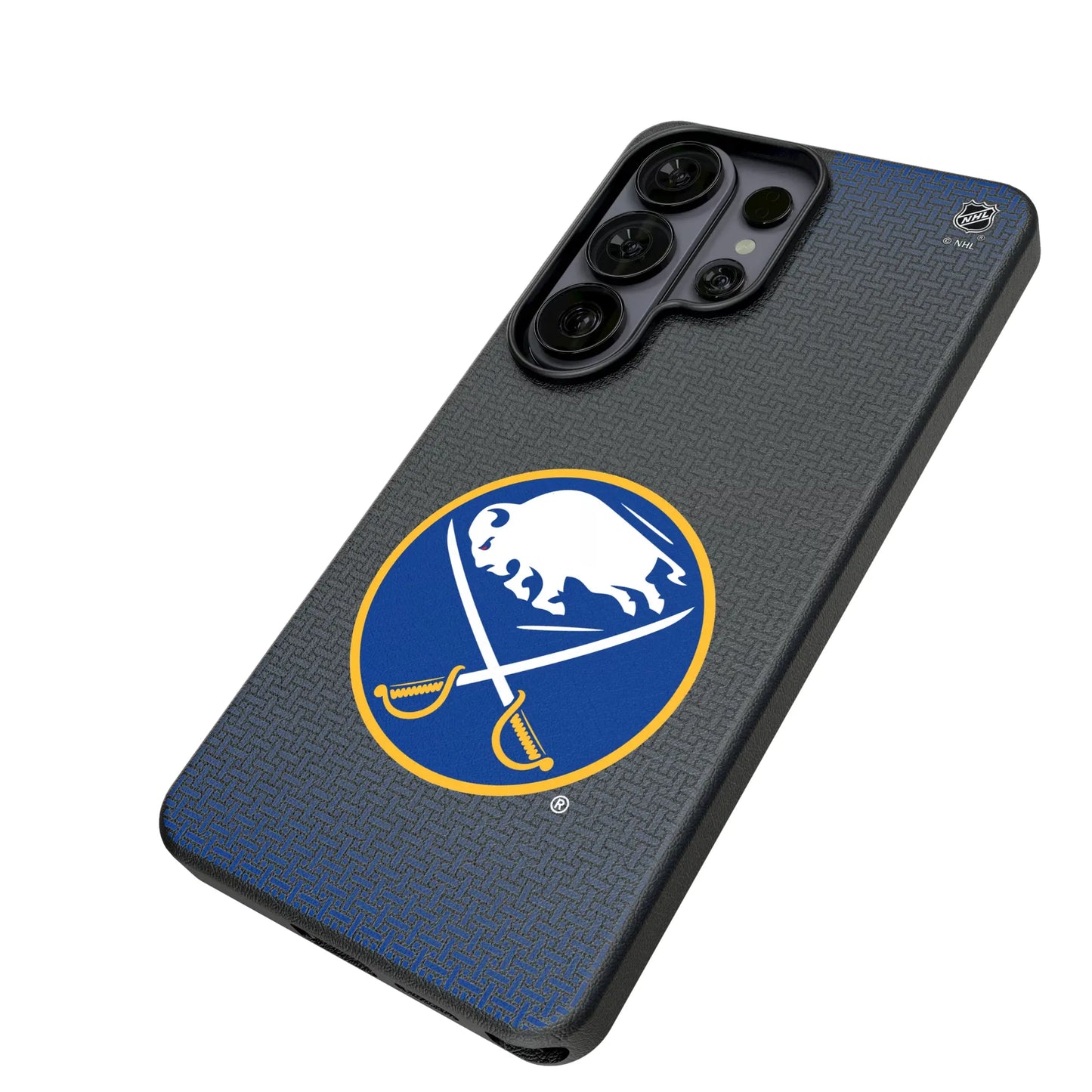 Buffalo Sabres Linen MagSafe Compatible Phone Case for Samsung Galaxy