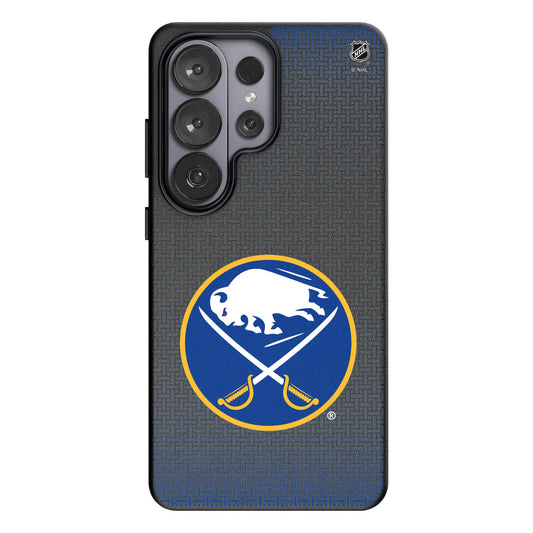 Buffalo Sabres Linen MagSafe Compatible Phone Case for Samsung Galaxy