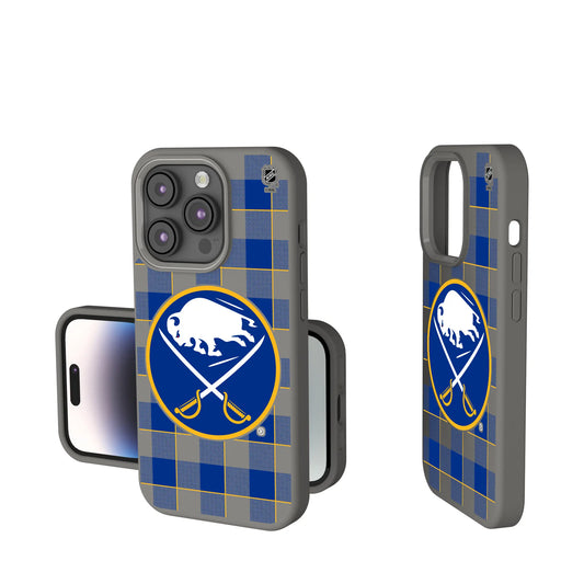 Buffalo Sabres Plaid Soft Touch Phone Case for Apple iPhone