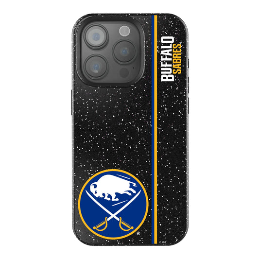 Buffalo Sabres Sidebar Black Bling Phone Case for Apple iPhone
