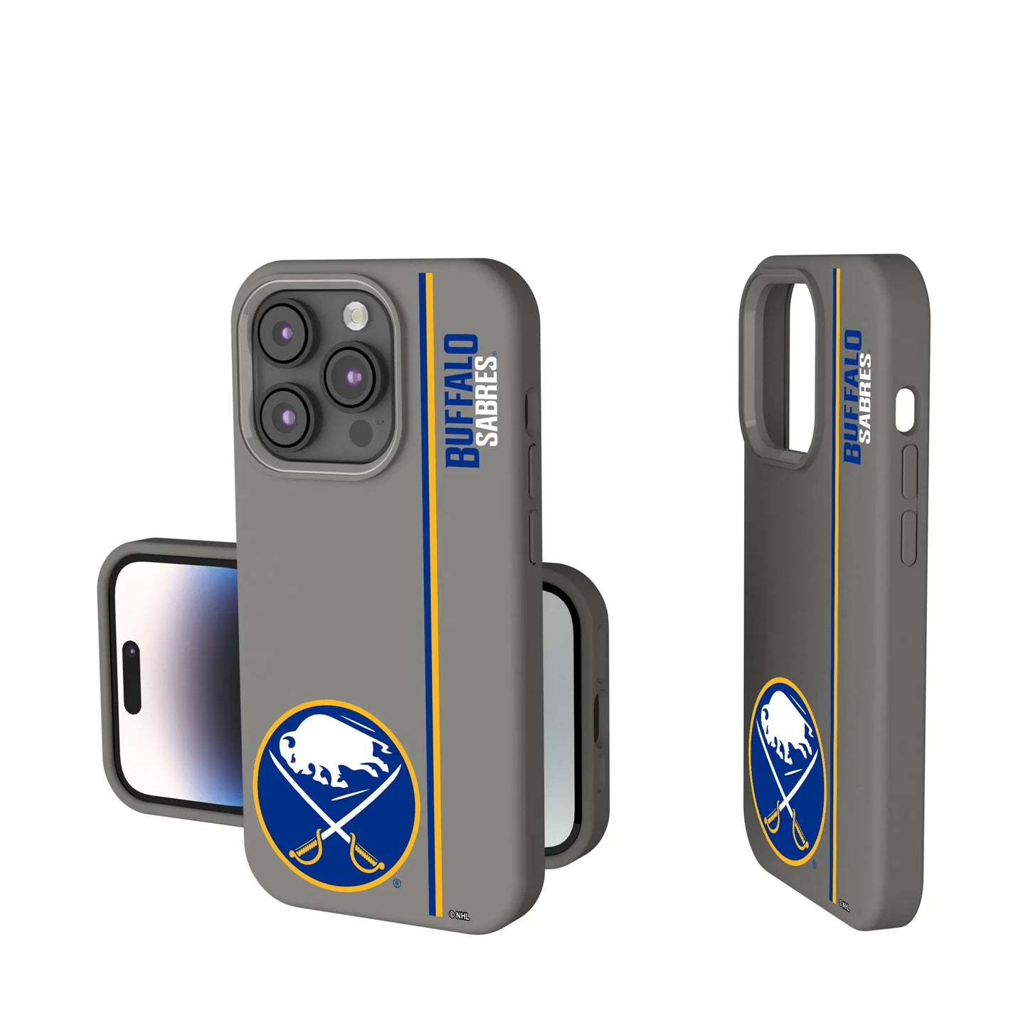 Buffalo Sabres Sidebar Soft Touch Phone Case for Apple iPhone