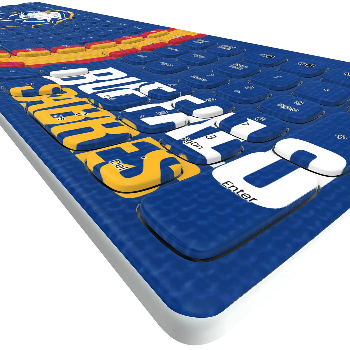 Buffalo Sabres Stripe Curved Wireless Keyboard