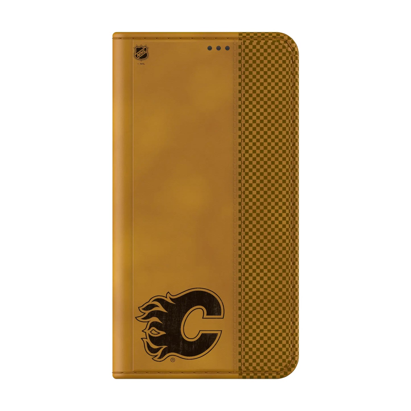 Calgary Flames Burn Folio Phone Case for Samsung Galaxy