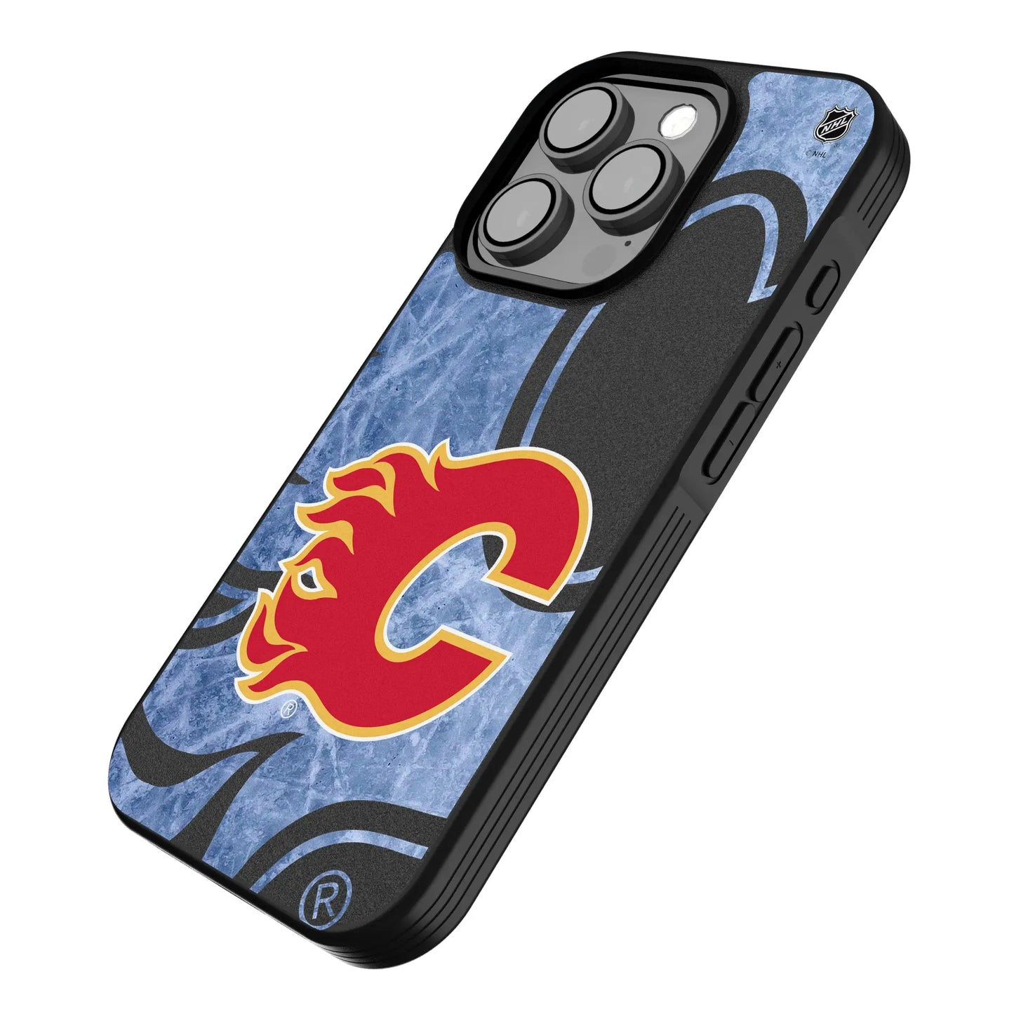 Calgary Flames Ice Tilt Bump Phone Case for Apple iPhone
