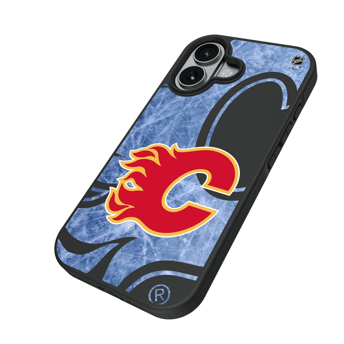 Calgary Flames Ice Tilt Bump Phone Case for Apple iPhone