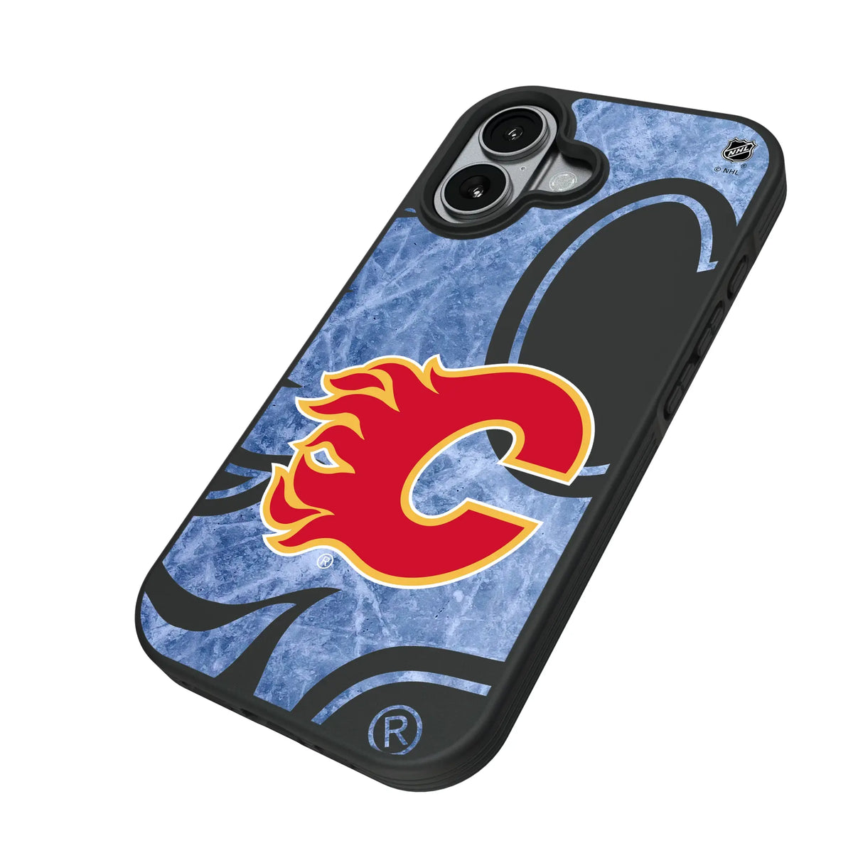 Calgary Flames Ice Tilt Bump Phone Case for Apple iPhone