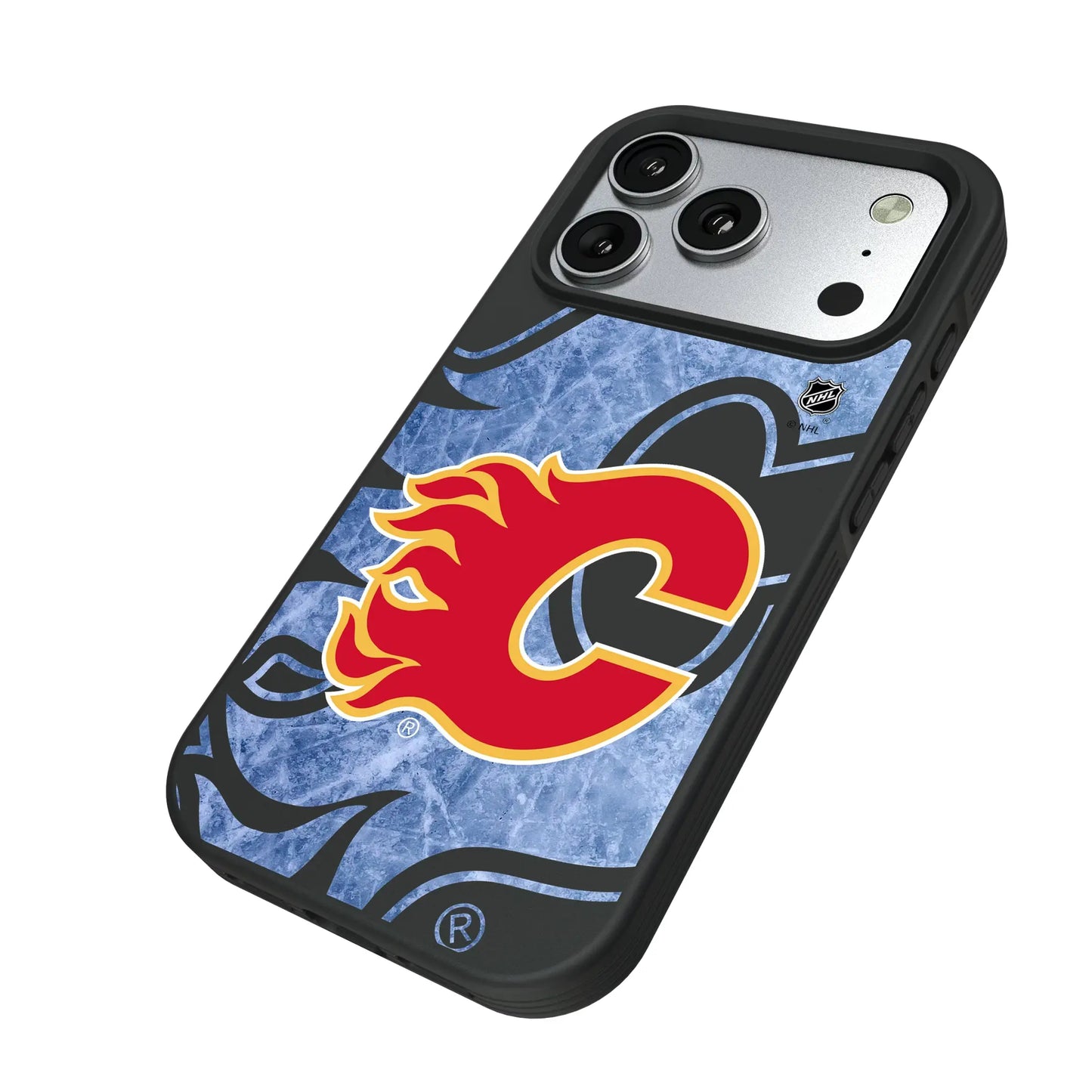 Calgary Flames Ice Tilt Bump Phone Case for Apple iPhone