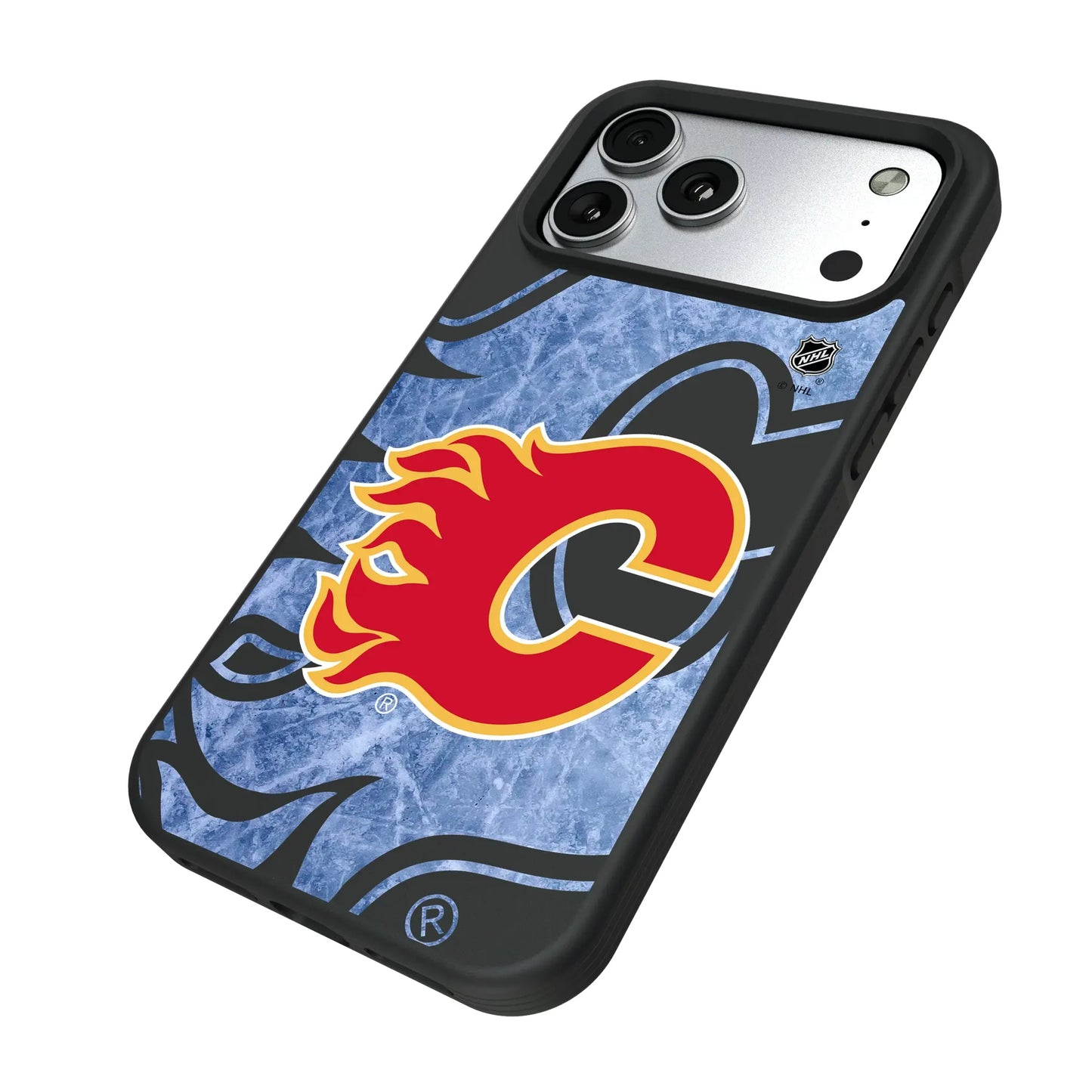 Calgary Flames Ice Tilt Bump Phone Case for Apple iPhone