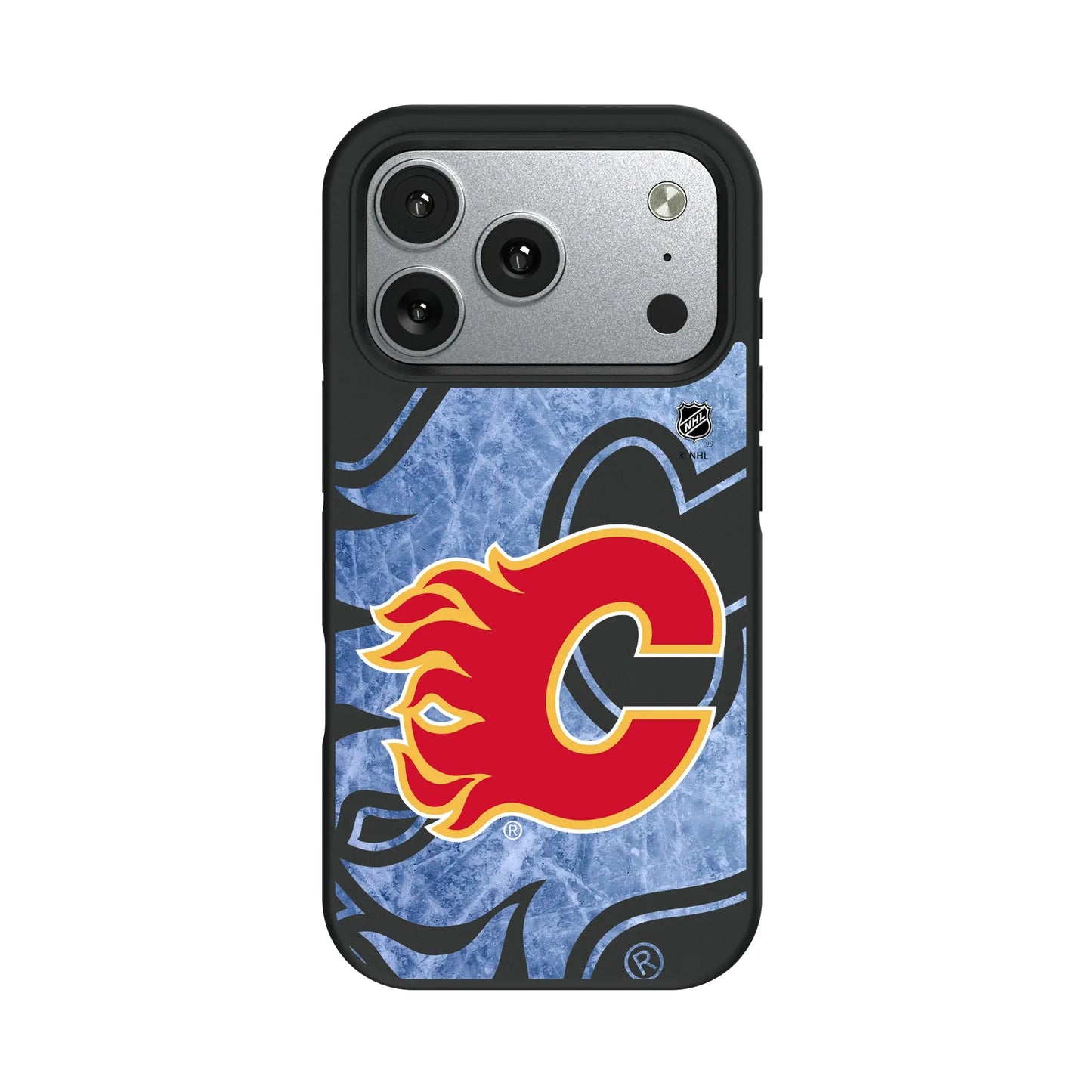 Calgary Flames Ice Tilt Bump Phone Case for Apple iPhone