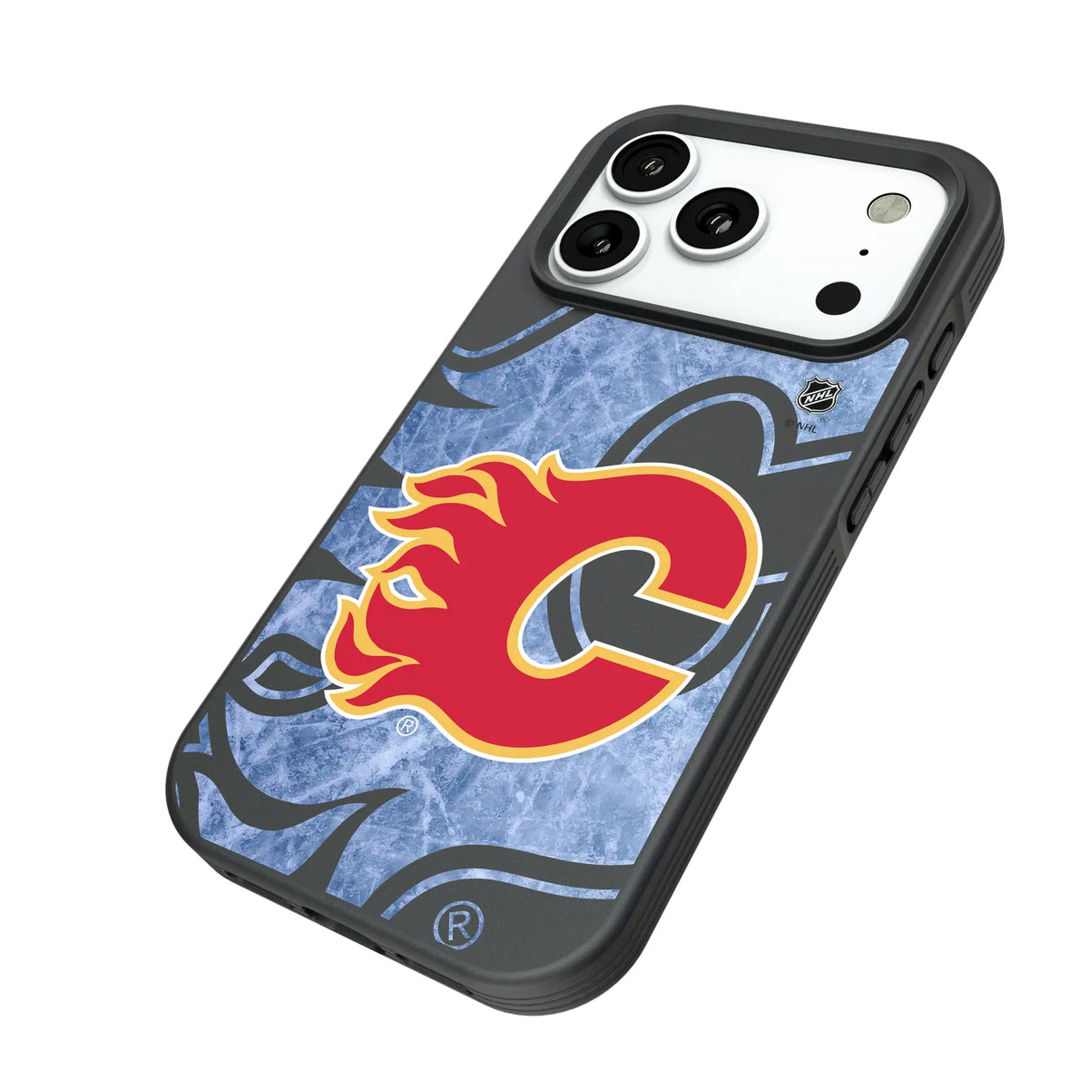 Calgary Flames Ice Tilt Bump Phone Case for Apple iPhone