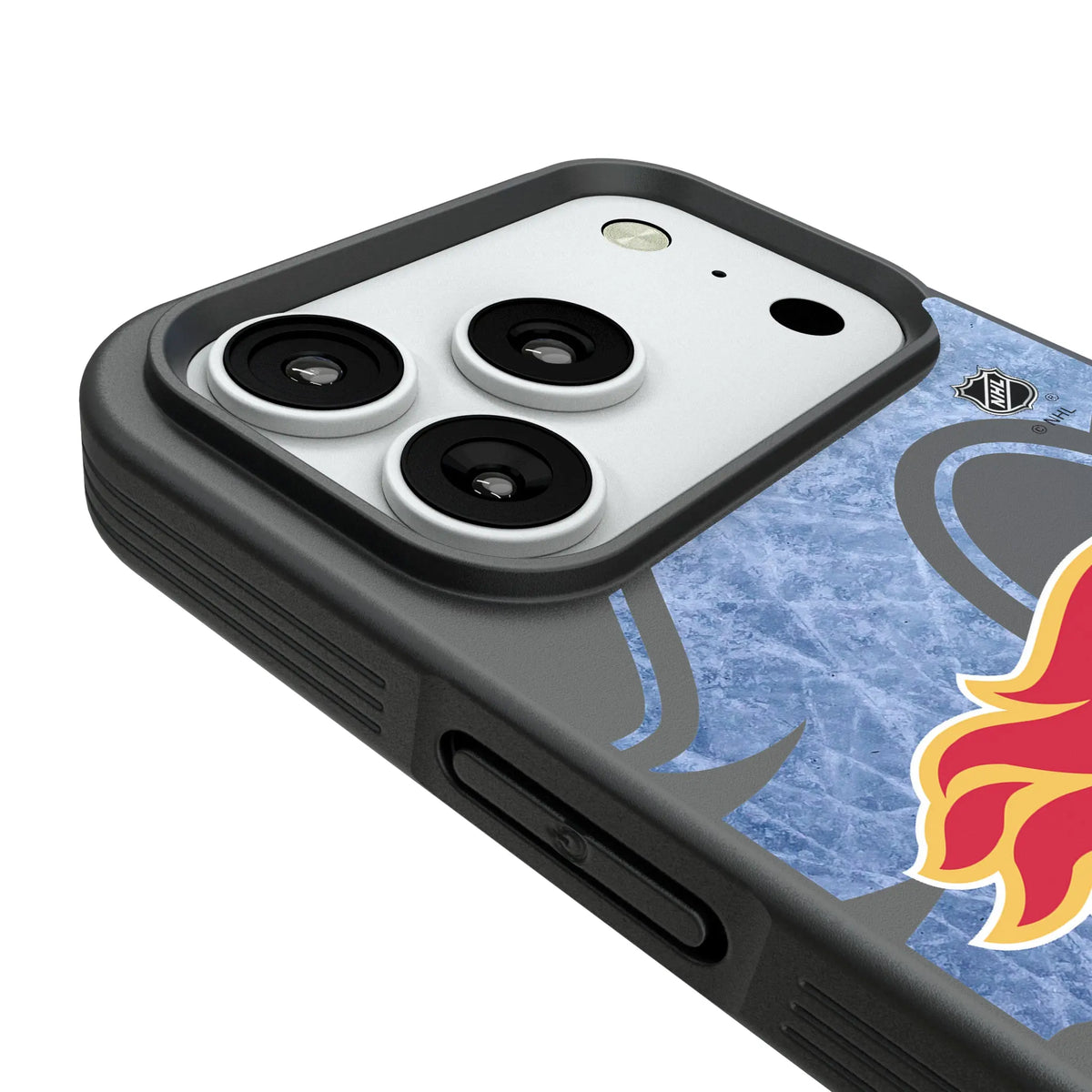 Calgary Flames Ice Tilt Bump Phone Case for Apple iPhone