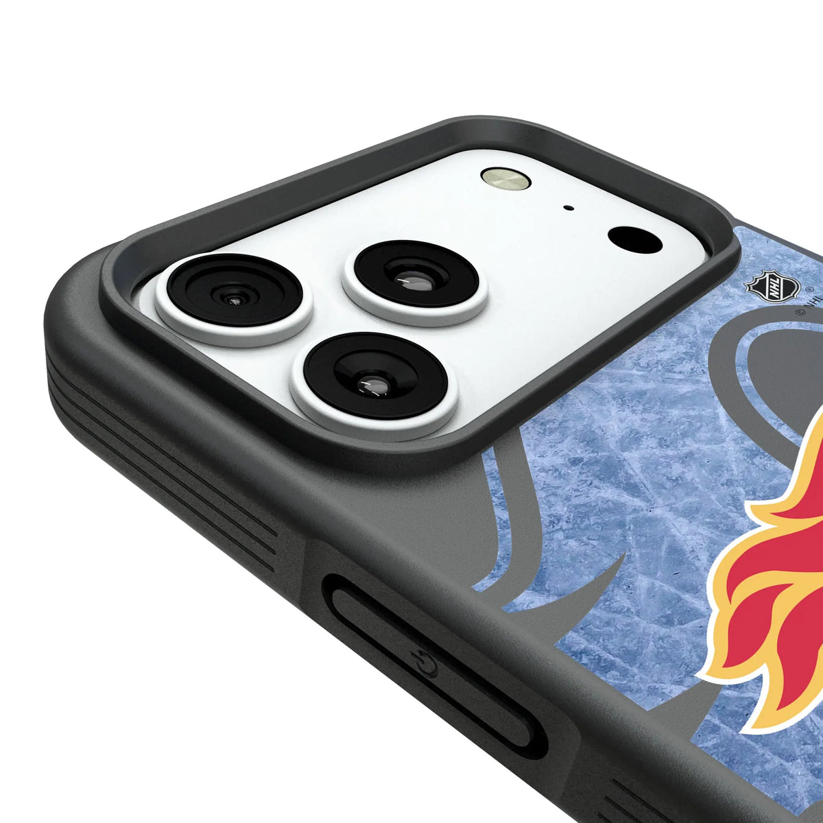 Calgary Flames Ice Tilt Bump Phone Case for Apple iPhone