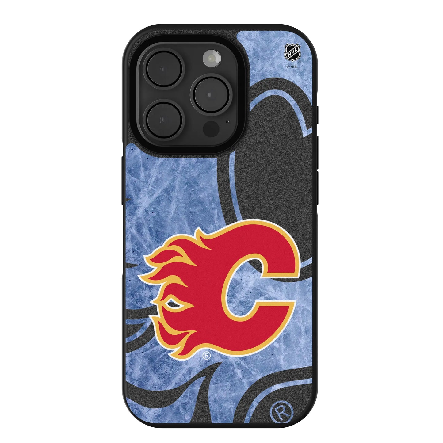 Calgary Flames Ice Tilt Bump Phone Case for Apple iPhone