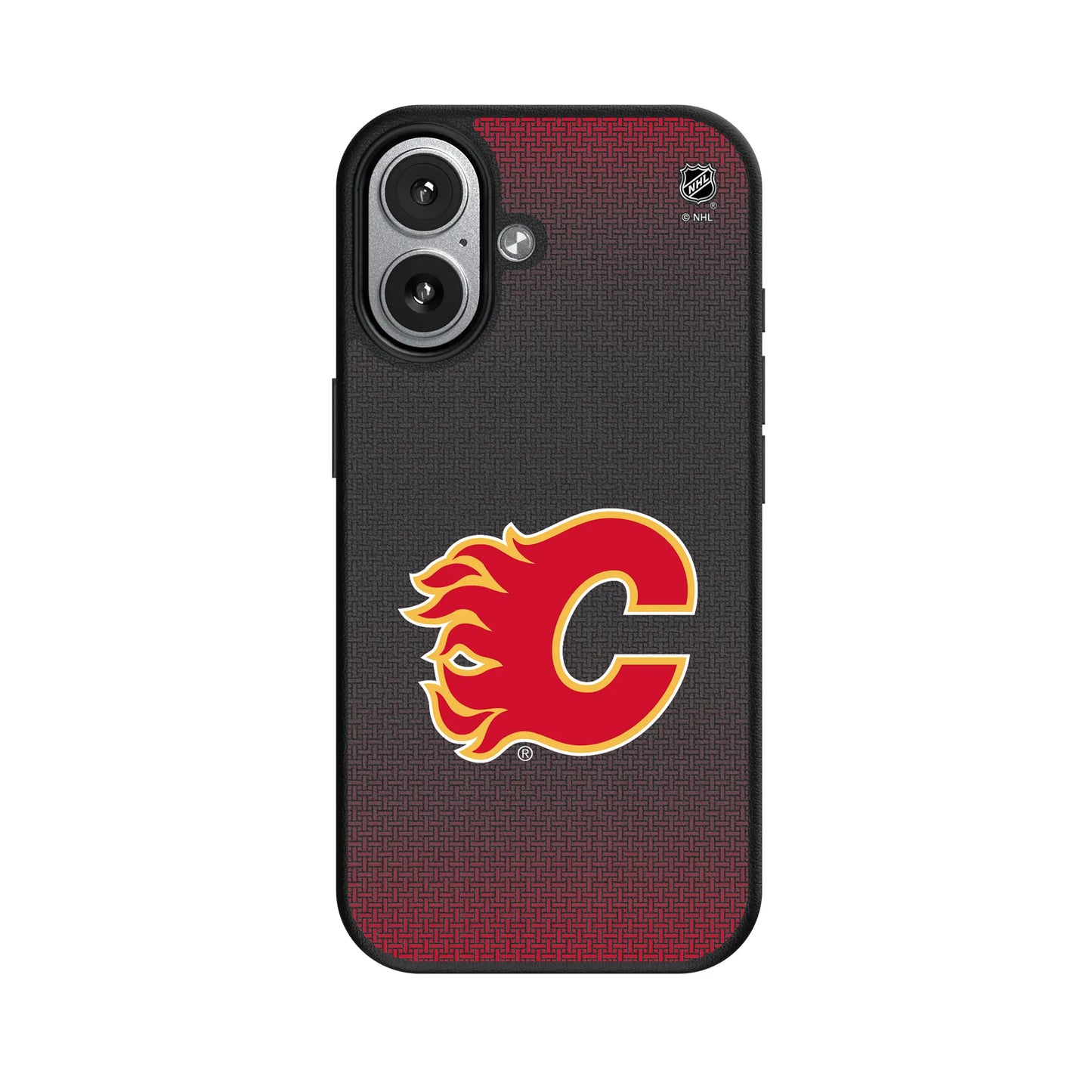 Calgary Flames Linen MagSafe Compatible Phone Case for Apple iPhone