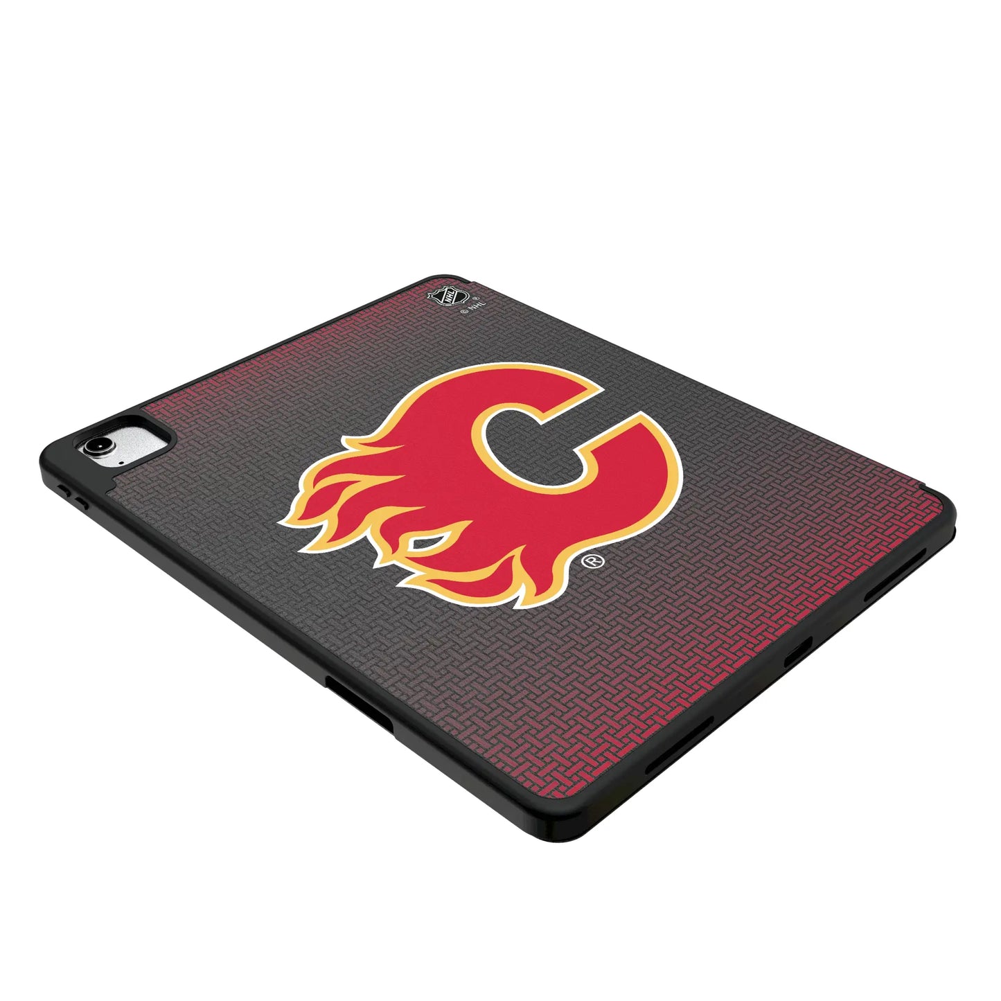 Calgary Flames Linen Tablet Case for Apple iPad