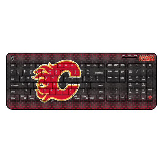 Calgary Flames Linen Wireless USB Keyboard
