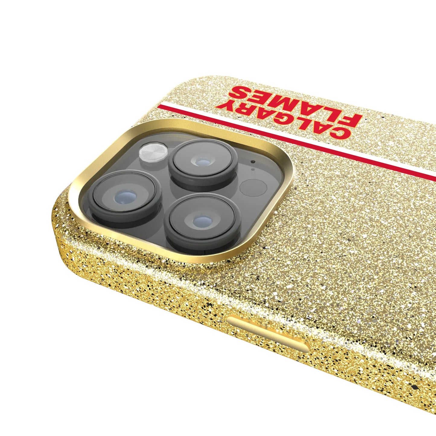 Calgary Flames Sidebar Bling Phone Case for Apple iPhone