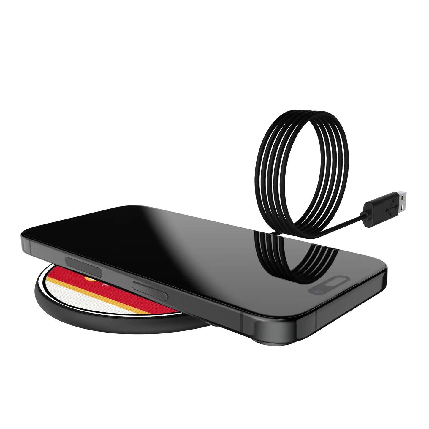 Calgary Flames Stripe 15-Watt Wireless Charger