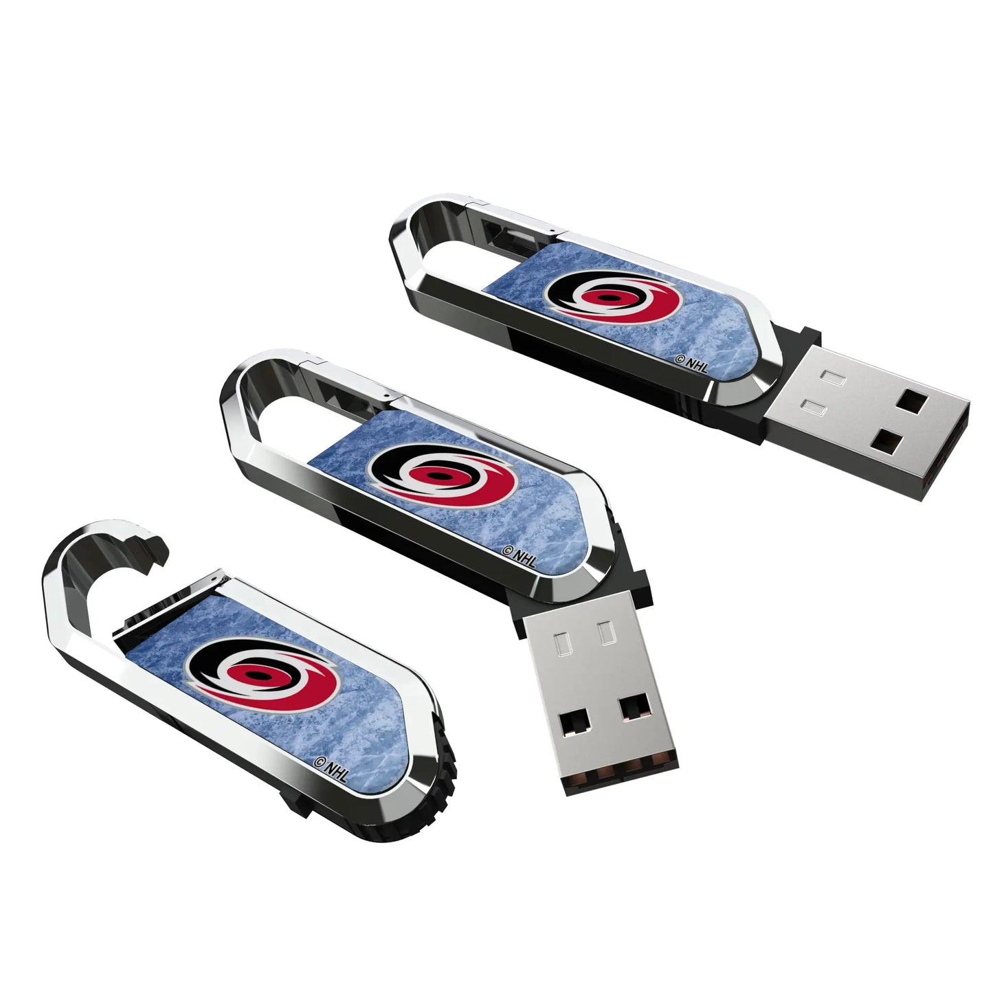 Carolina Hurricanes Ice Flood USB 64GB Clip Style Flash Drive
