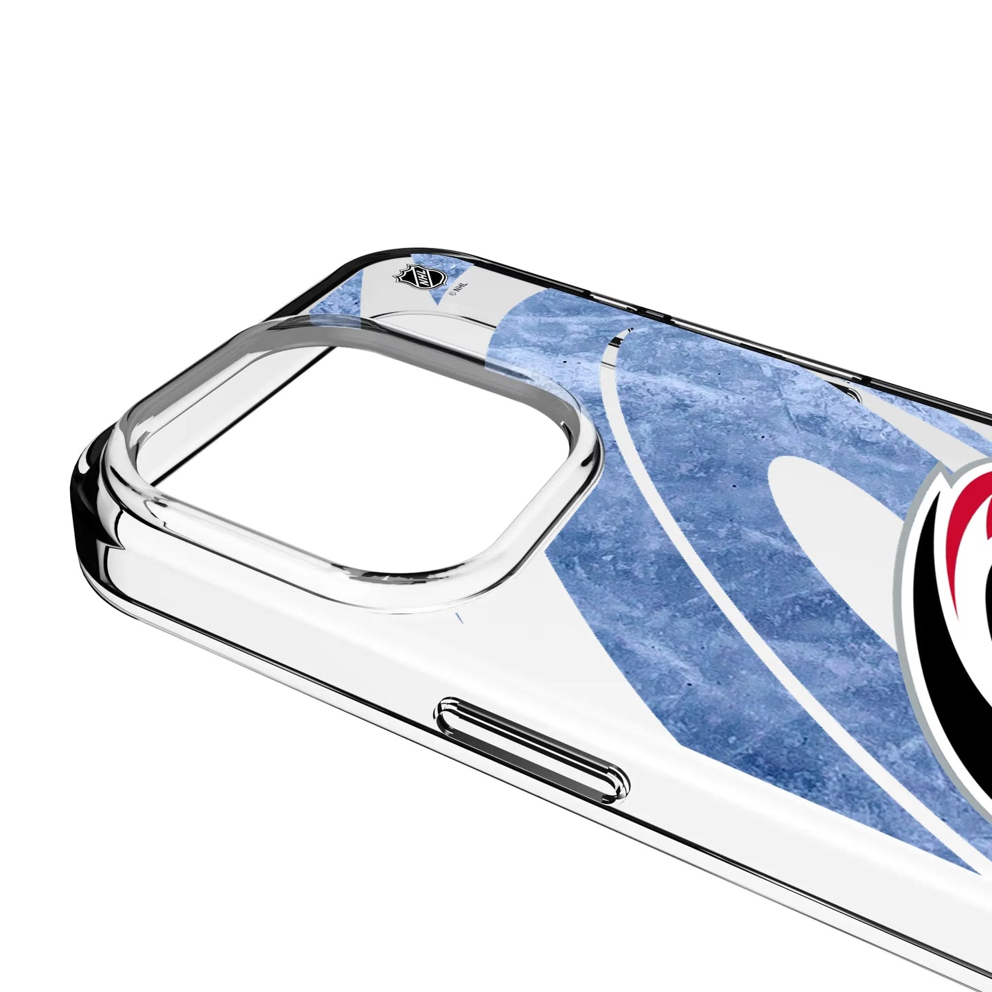 Carolina Hurricanes Ice Tilt Clear Phone Case for Apple iPhone