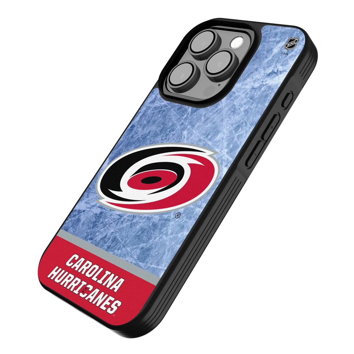 Carolina Hurricanes Ice Wordmark Bump Phone Case for Apple iPhone