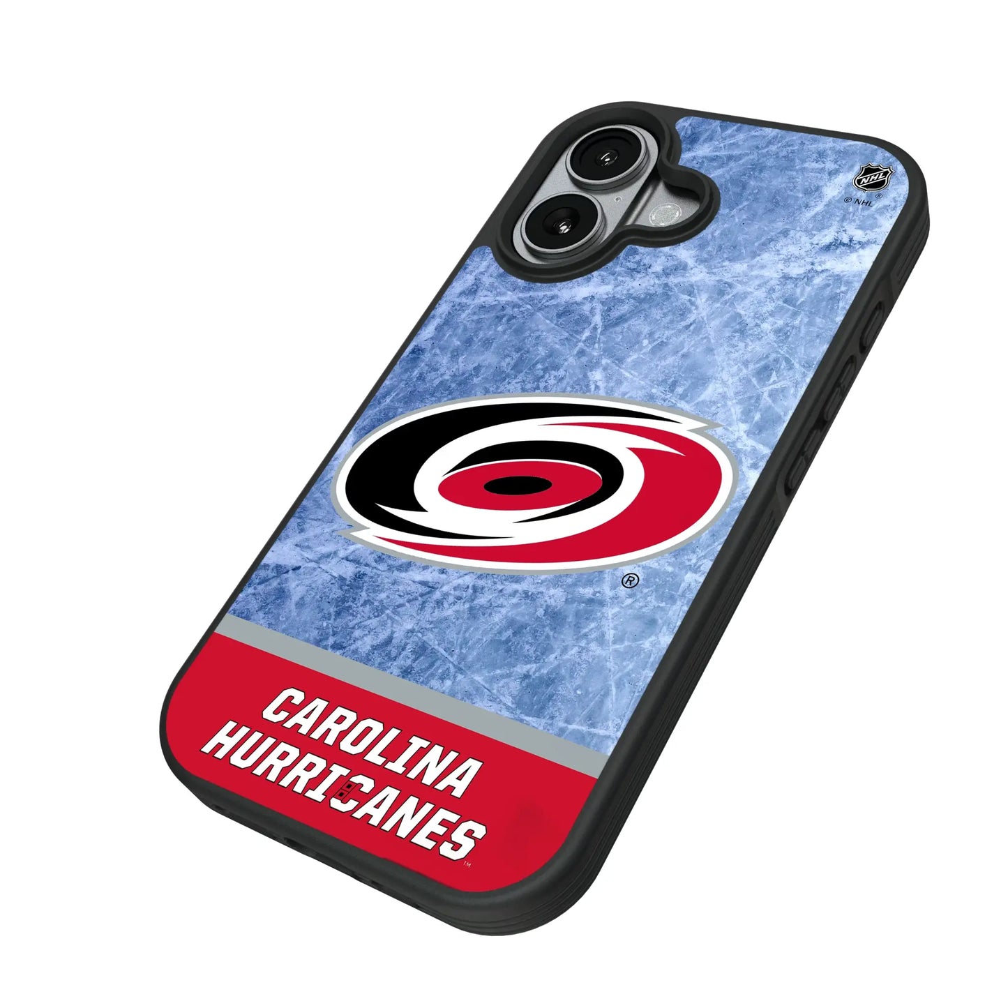 Carolina Hurricanes Ice Wordmark Bump Phone Case for Apple iPhone