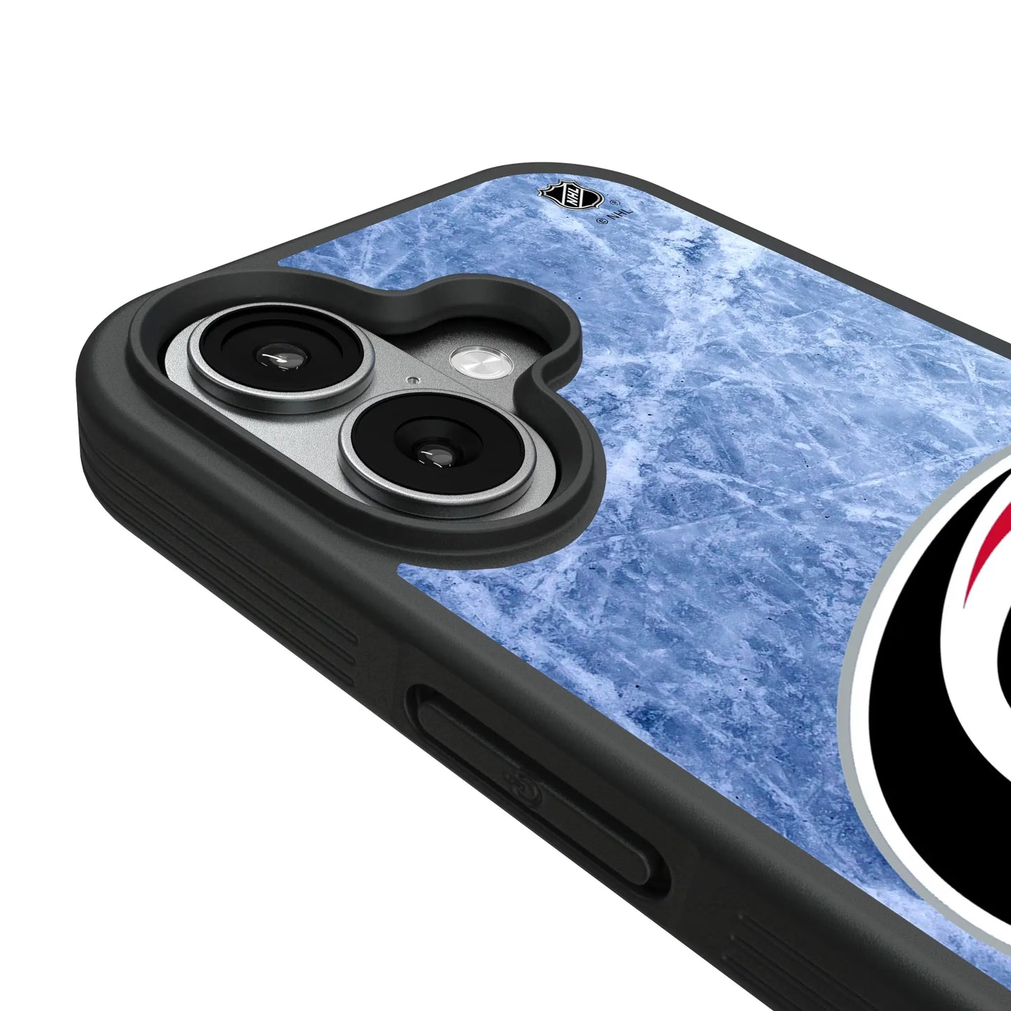 Carolina Hurricanes Ice Wordmark Bump Phone Case for Apple iPhone