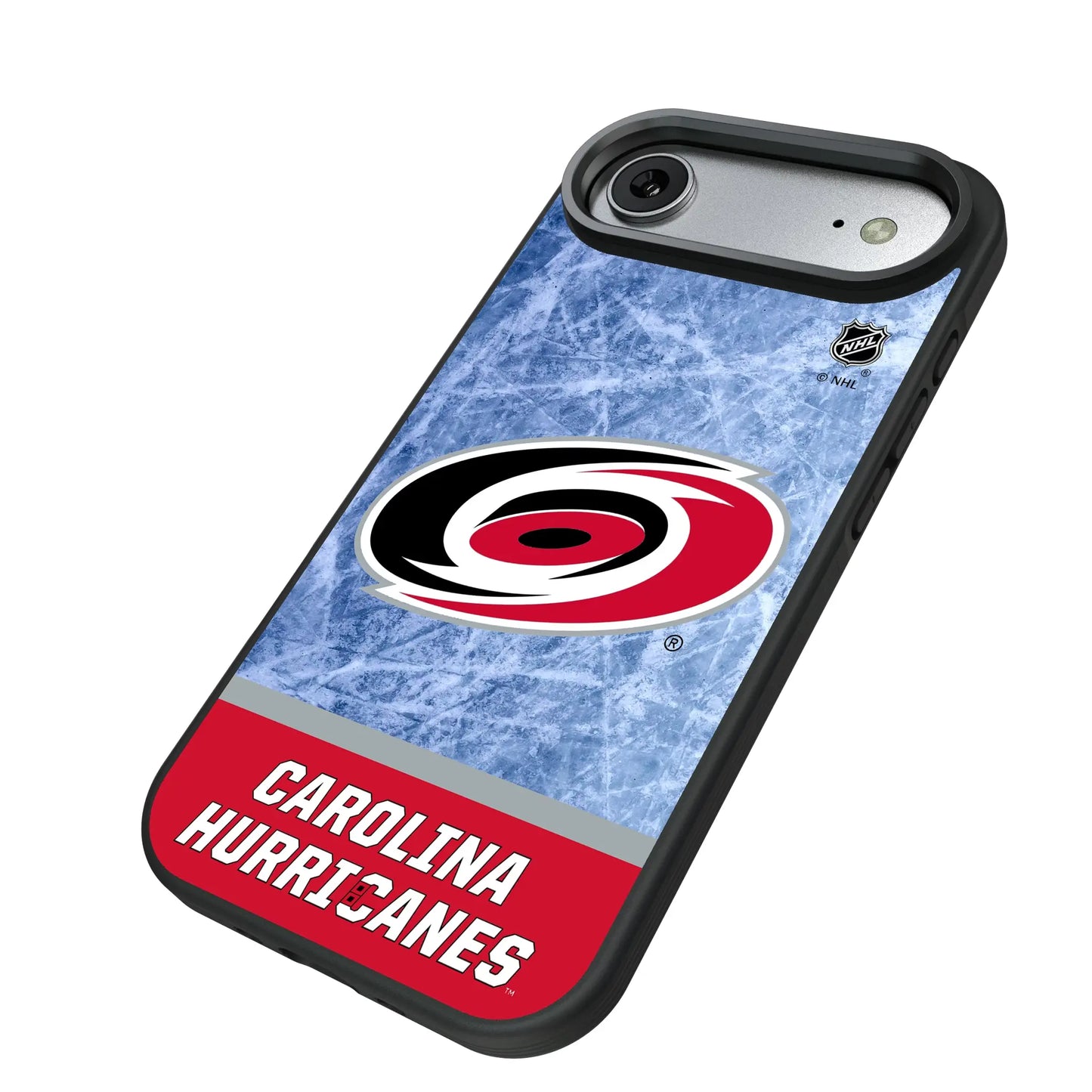 Carolina Hurricanes Ice Wordmark Bump Phone Case for Apple iPhone