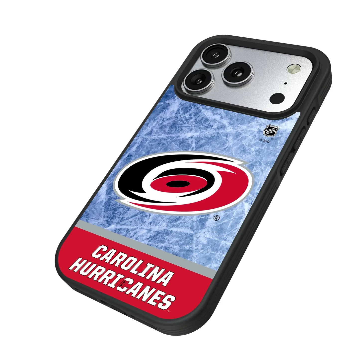 Carolina Hurricanes Ice Wordmark Bump Phone Case for Apple iPhone