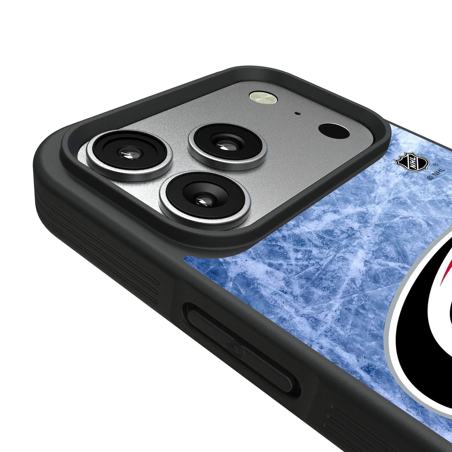 Carolina Hurricanes Ice Wordmark Bump Phone Case for Apple iPhone