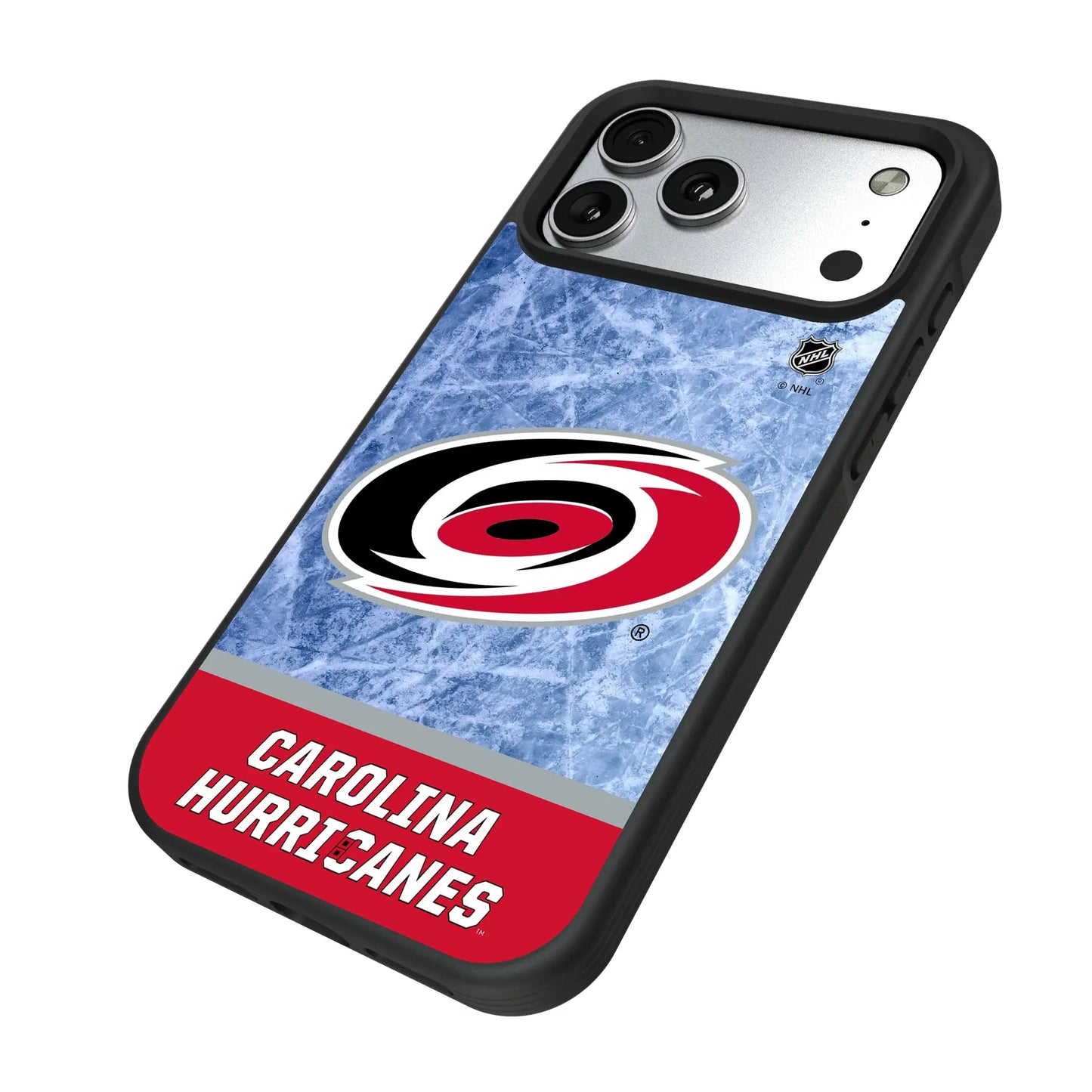 Carolina Hurricanes Ice Wordmark Bump Phone Case for Apple iPhone