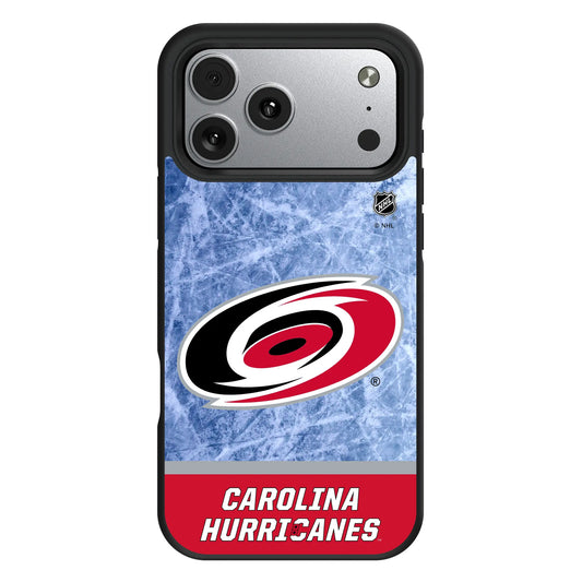 Carolina Hurricanes Ice Wordmark Bump Phone Case for Apple iPhone