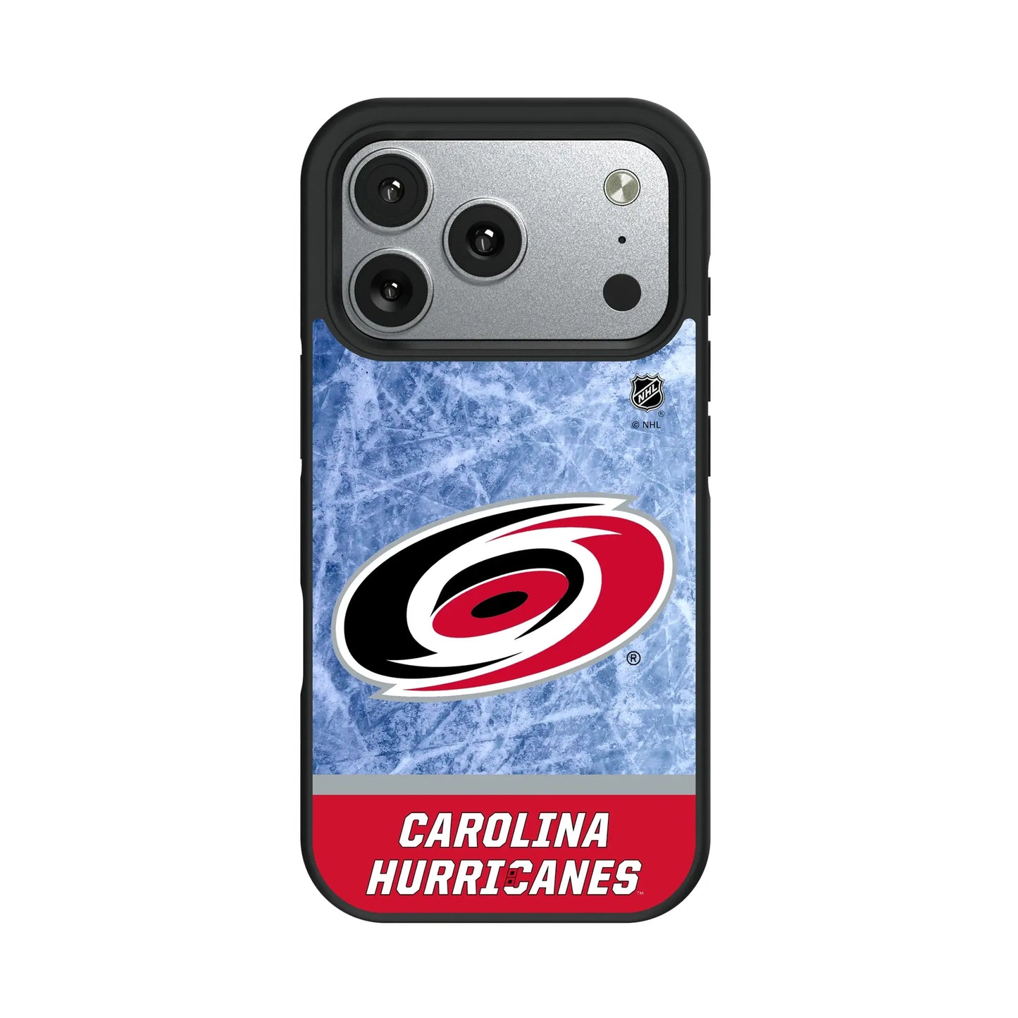 Carolina Hurricanes Ice Wordmark Bump Phone Case for Apple iPhone