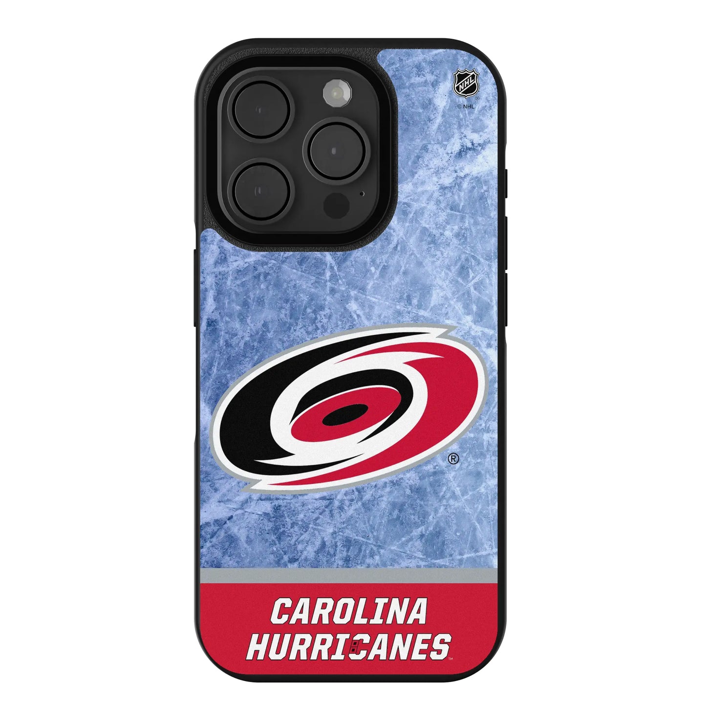 Carolina Hurricanes Ice Wordmark Bump Phone Case for Apple iPhone