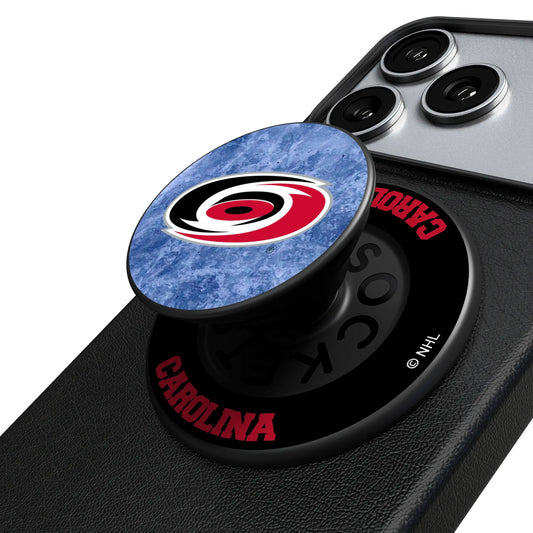 Carolina Hurricanes Ice Wordmark PopSockets Magnetic Phone Grip and Stand