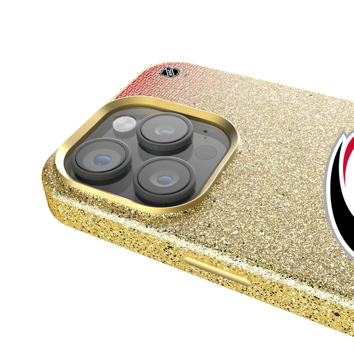 Carolina Hurricanes Linen Bling Phone Case for Apple iPhone