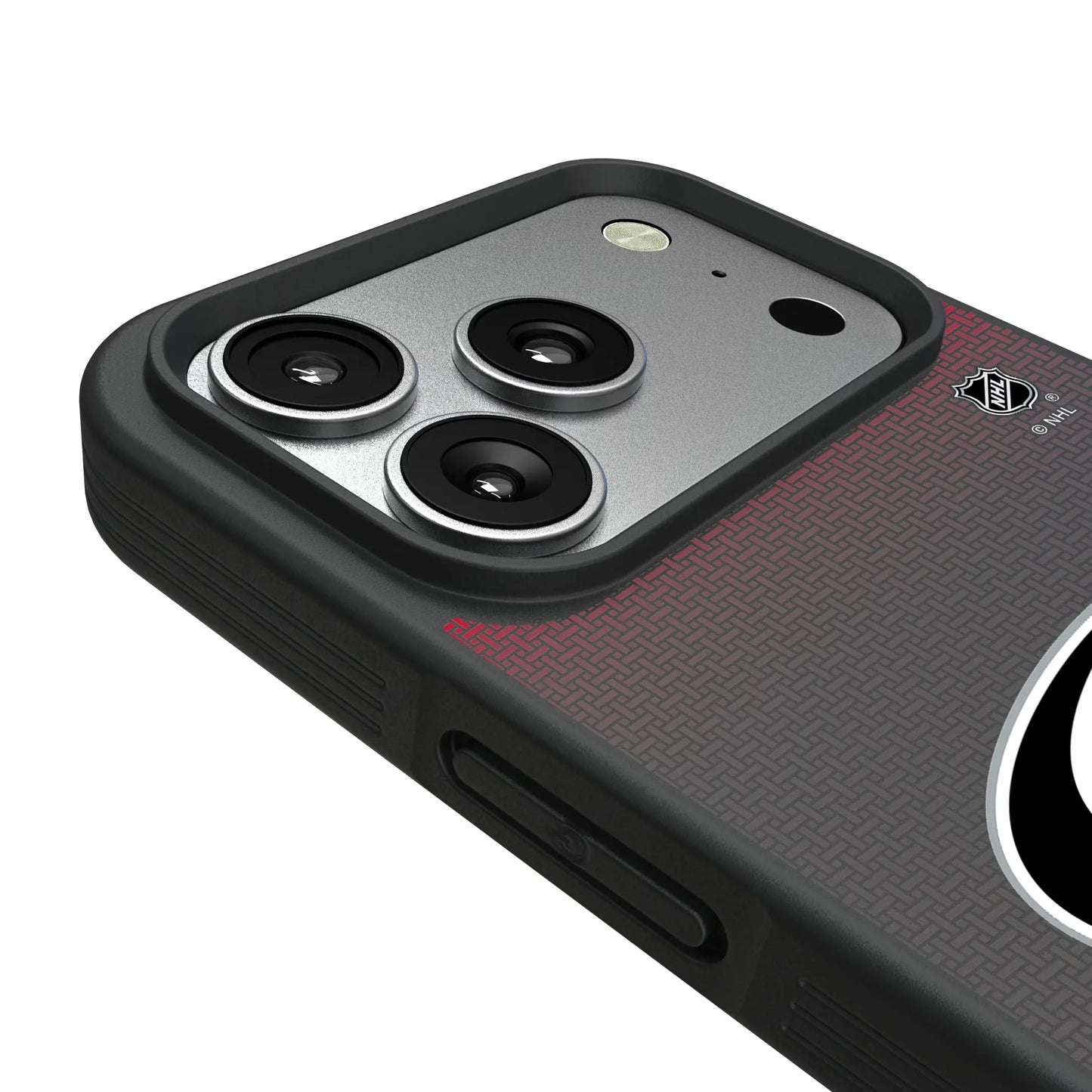 Carolina Hurricanes Linen Bump Phone Case for Apple iPhone
