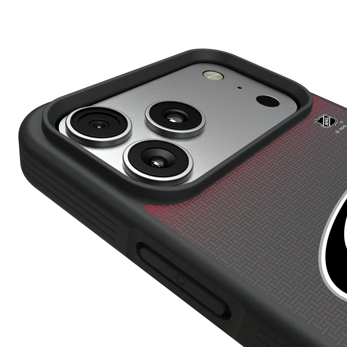 Carolina Hurricanes Linen Bump Phone Case for Apple iPhone