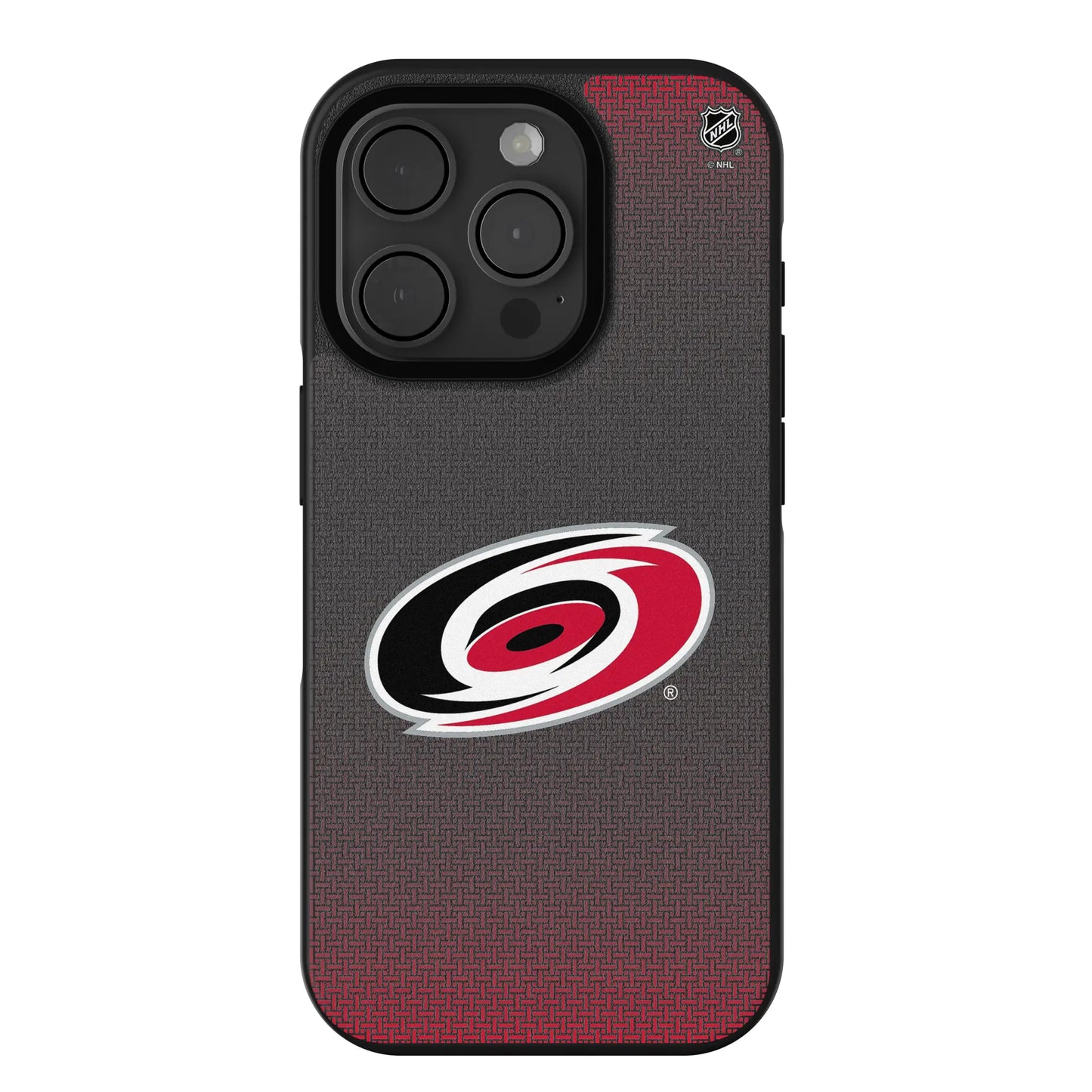 Carolina Hurricanes Linen Bump Phone Case for Apple iPhone