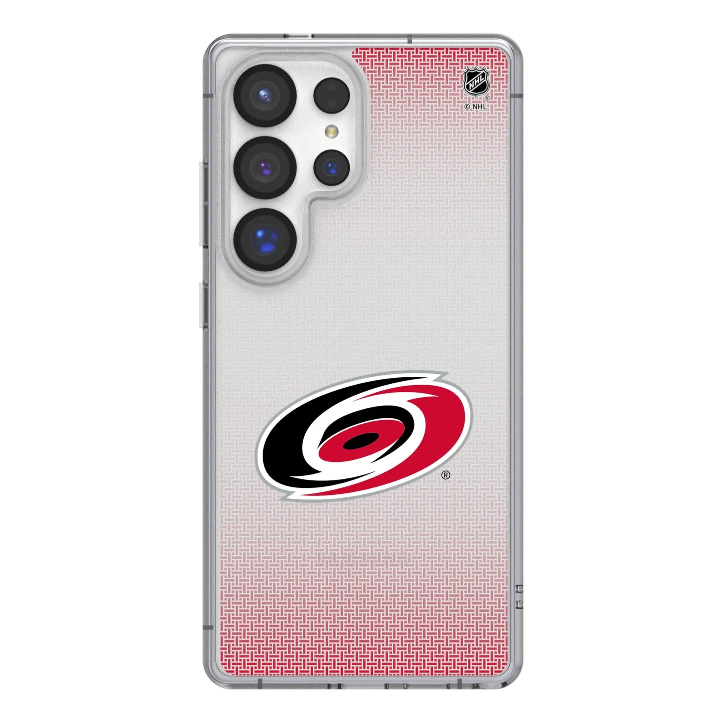 Carolina Hurricanes Linen Clear Phone Case for Samsung Galaxy