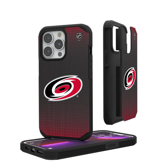 Carolina Hurricanes Linen Rugged Phone Case for Apple iPhone