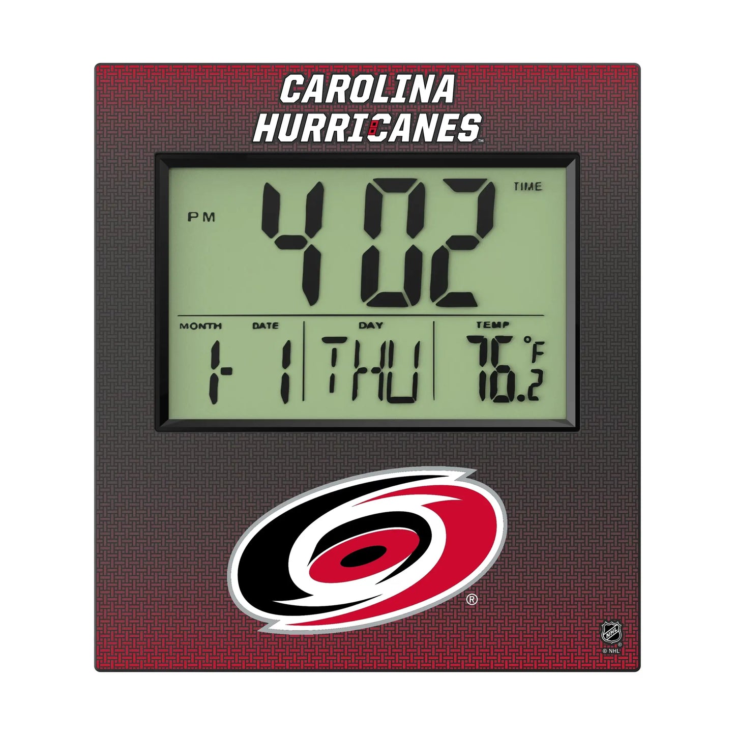 Carolina Hurricanes Linen Wall Clock