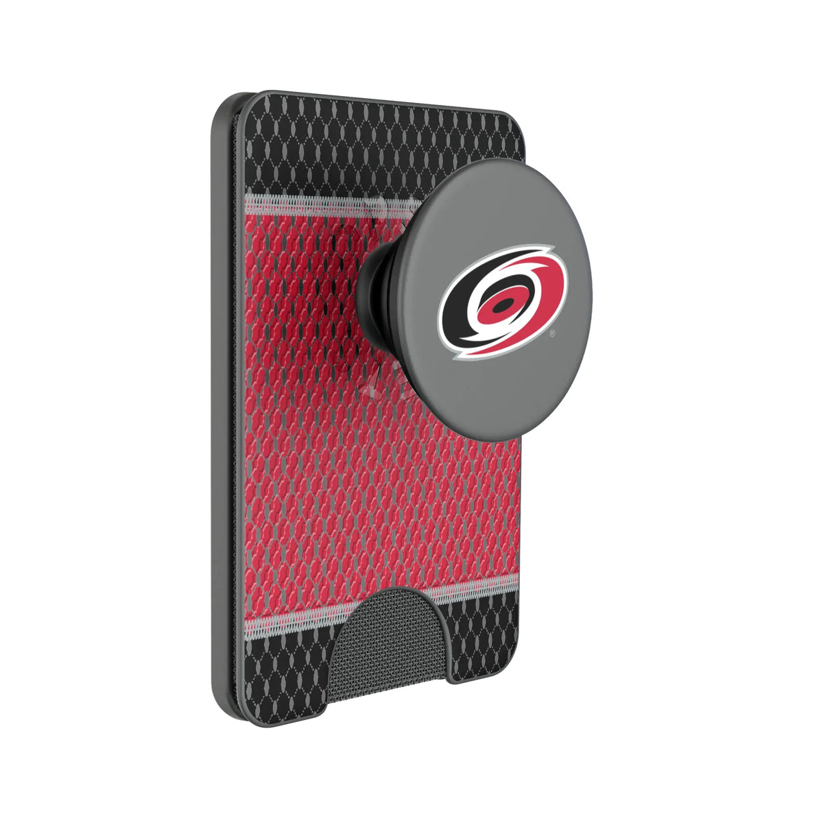 Carolina Hurricanes Mesh PopSockets MagSafe-Compatible PopWallet+