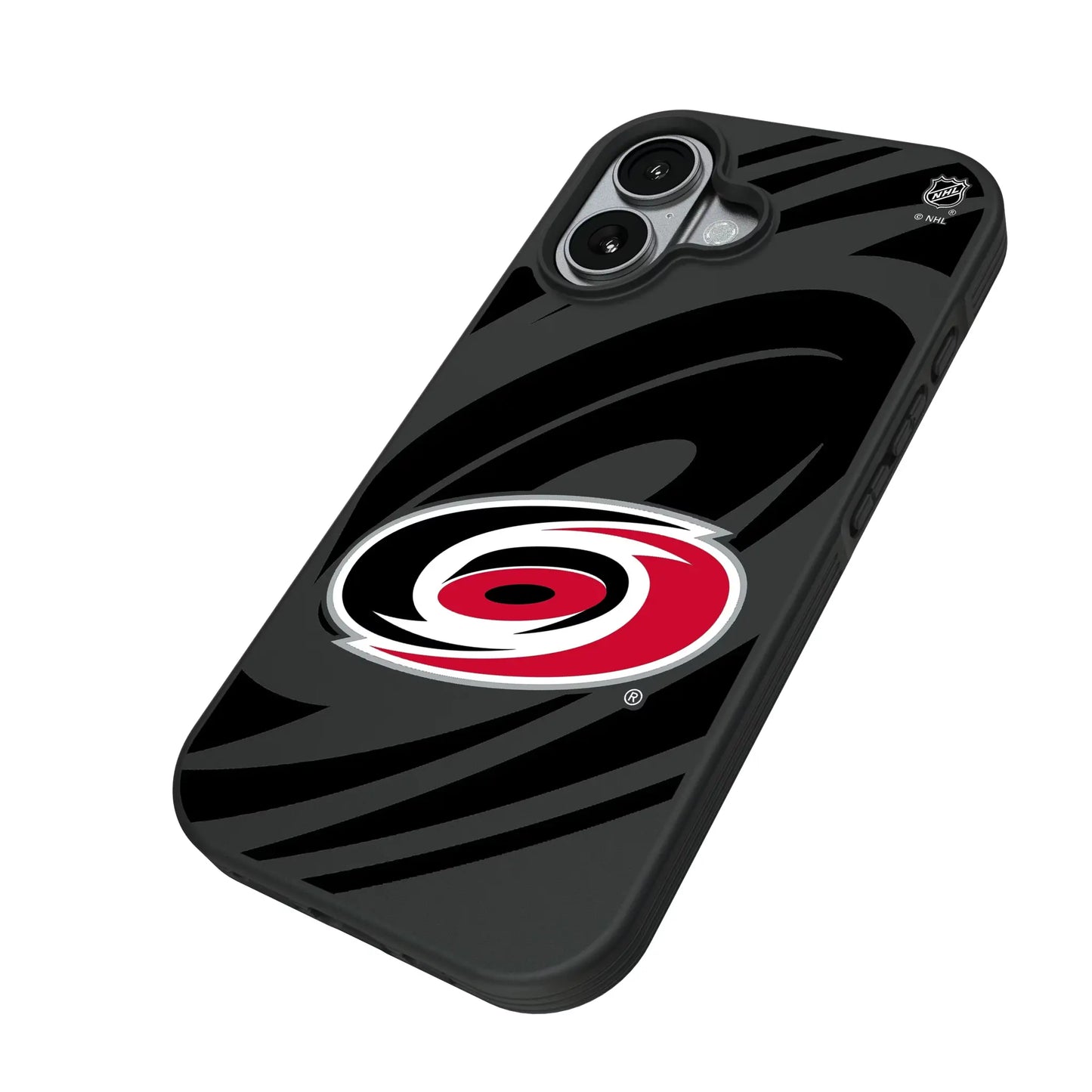 Carolina Hurricanes Monocolor Tilt Bump Phone Case for Apple iPhone