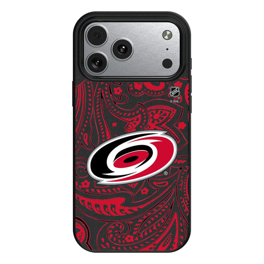 Carolina Hurricanes Paisley MagSafe Compatible Phone Case for Apple iPhone