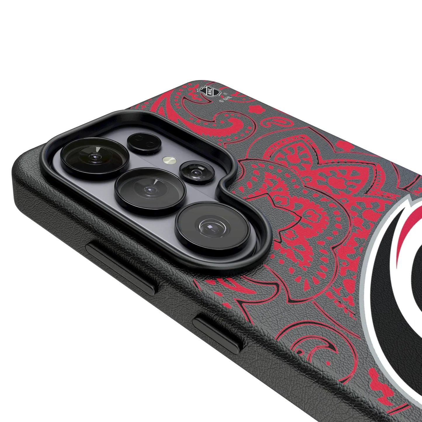 Carolina Hurricanes Paisley MagSafe Compatible Phone Case for Samsung Galaxy